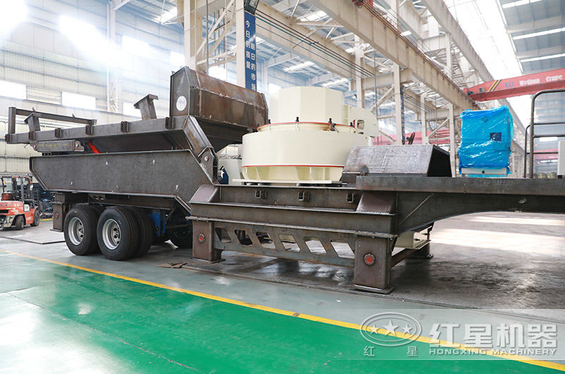 河南紅星移動破碎制沙一體機生產車間 河南紅星移動破碎制沙一體機生產車間