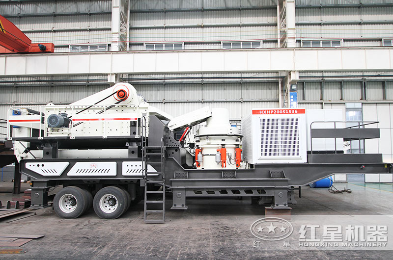 環保型圓錐破流動碎石機 環保型圓錐破流動碎石機