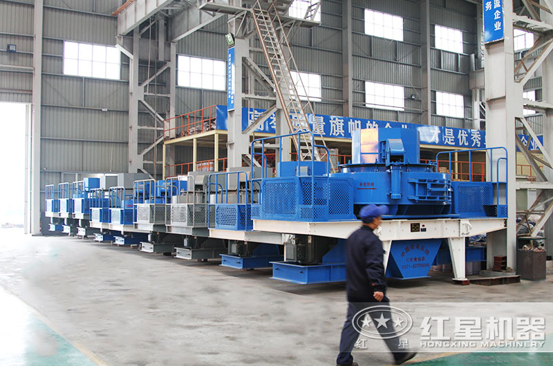 建筑用砂制砂機廠家車間一角 建筑用砂制砂機廠家車間一角