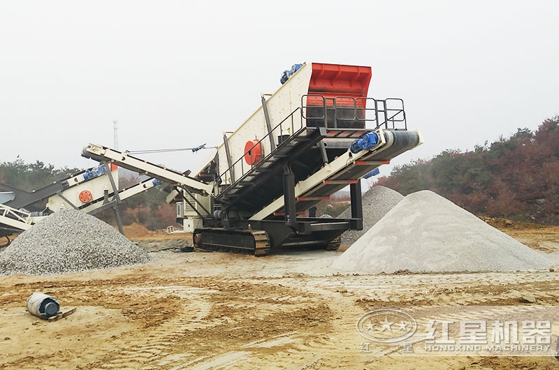多規格高標石子生產現場 多規格高標石子生產現場