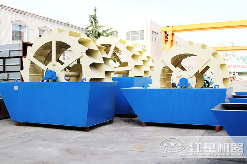 一天能洗3000噸的3020輪斗式洗砂機，以高產威震四方