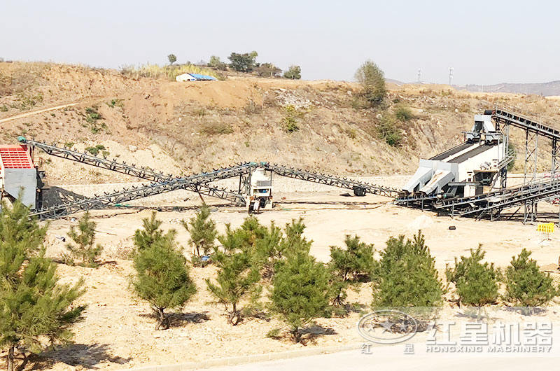 石頭制沙機生產現場 石頭制沙機生產現場
