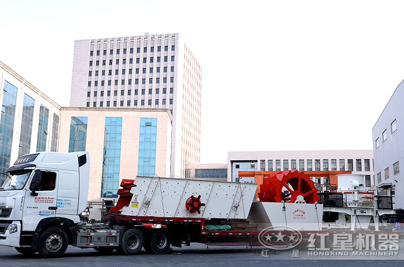 破碎洗砂設備發貨現場 破碎洗砂設備發貨現場