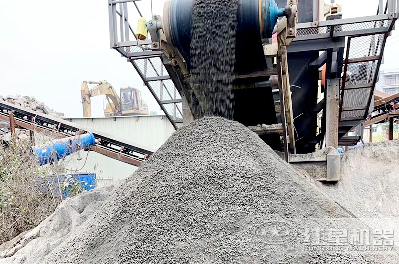 把握商機的用戶大規模粉碎建筑垃圾現場 把握商機的用戶大規模粉碎建筑垃圾現場