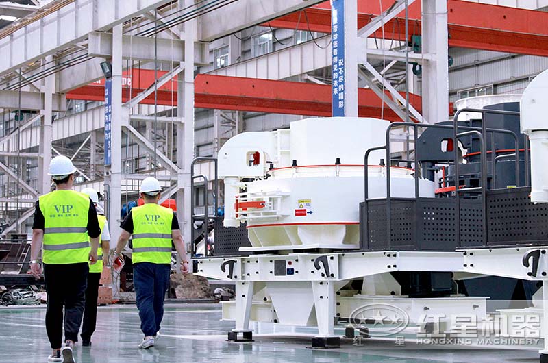 陜西漢中用戶來廠參觀選購小型機制砂機器 陜西漢中用戶來廠參觀選購小型機制砂機器