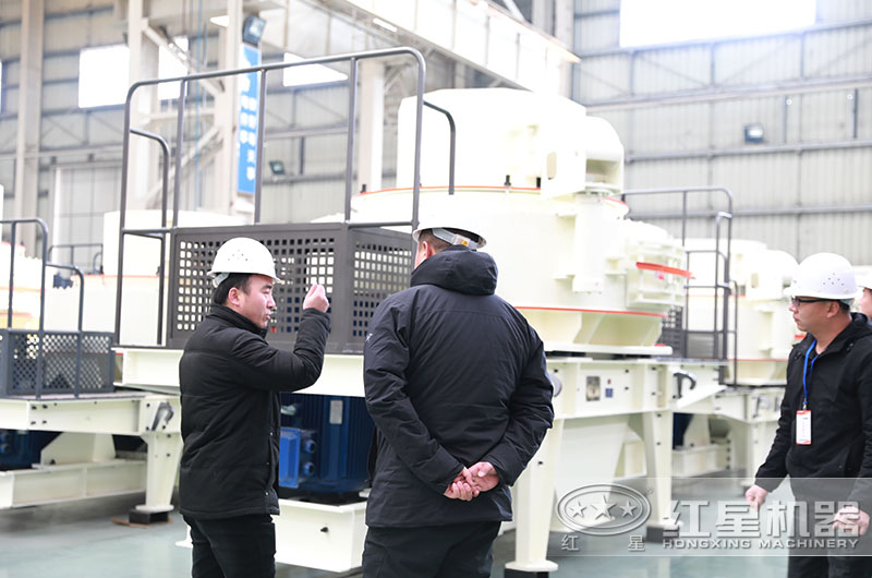 廣東中山用戶來廠考察選購造沙設備 廣東中山用戶來廠考察選購造沙設備