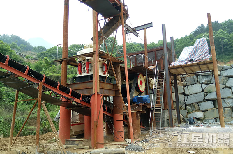 鄂破+圓錐破作業現場 鄂破+圓錐破作業現場