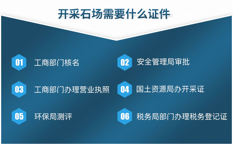 開采石場需要哪些手續 開采石場需要哪些手續