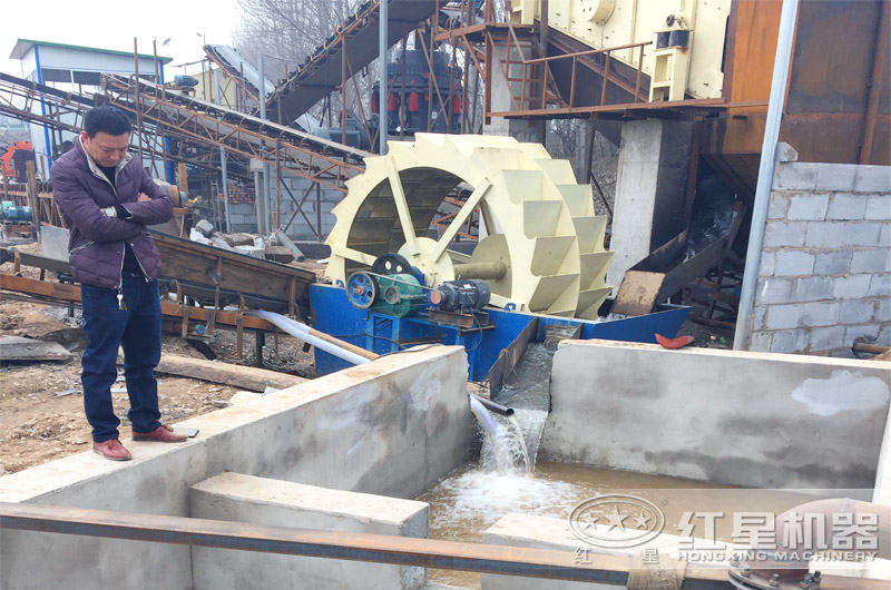 洗沙污水處理現場 洗沙污水處理現場