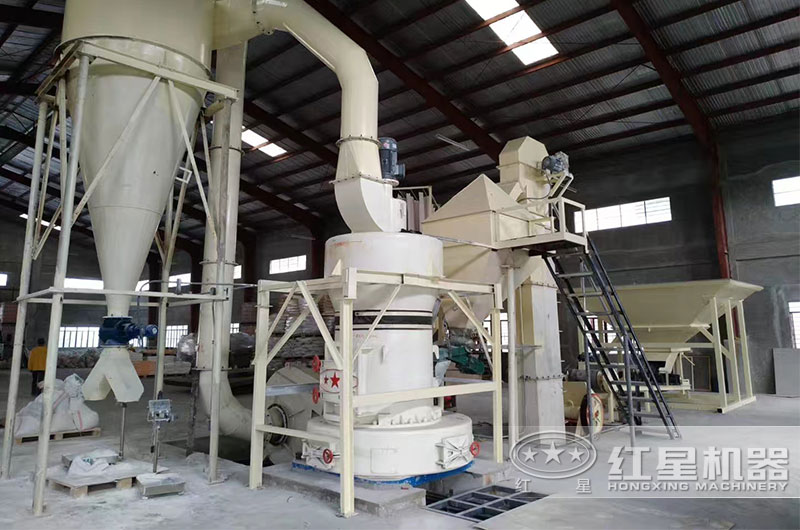 湖北客戶磨粉生產線工作現場 湖北客戶磨粉生產線工作現場