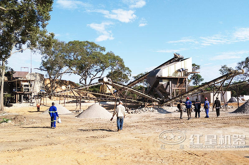 處理花崗巖邊角料用哪種破碎設備？有沒有生產視頻？