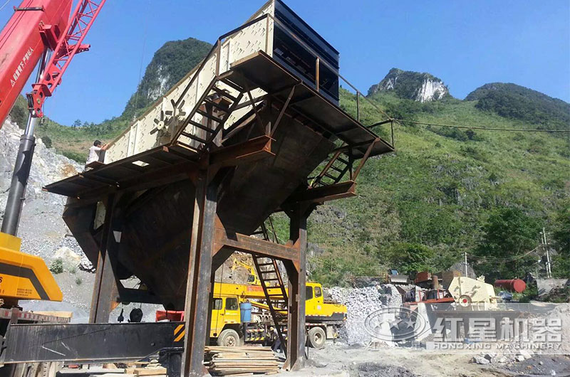 江蘇客戶碎石廠設備安裝現場 江蘇客戶碎石廠設備安裝現場