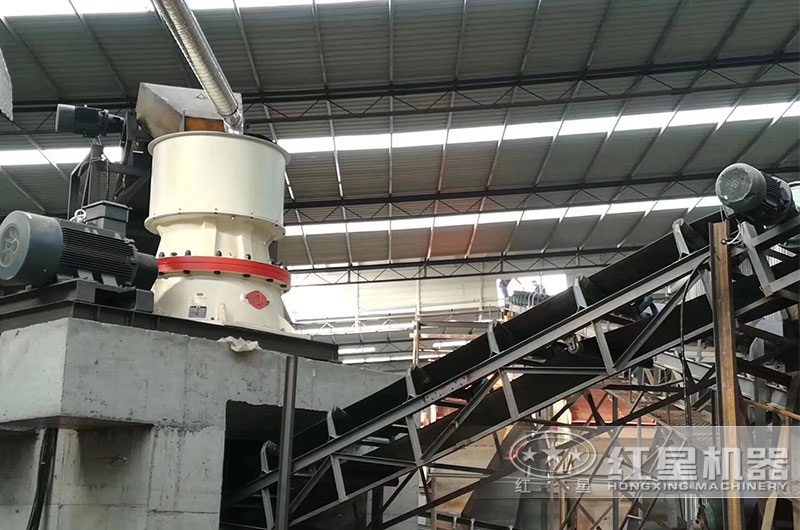 山東客戶機制砂生產線安裝現場