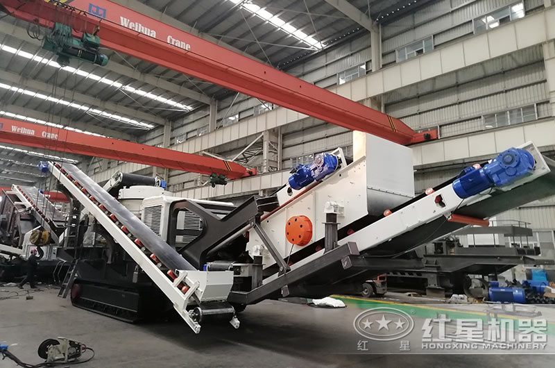 履帶圓形振動篩分設備 履帶圓形振動篩分設備