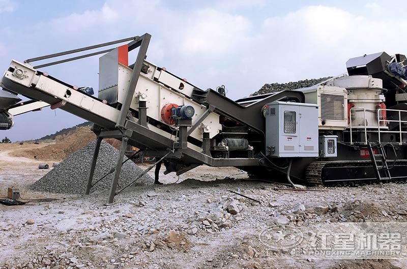 移動圓錐破室外應用現場 移動圓錐破室外應用現場