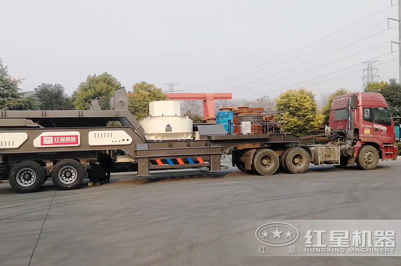 紅星移動制沙機啟程發往江蘇地區 紅星移動制沙機啟程發往江蘇地區