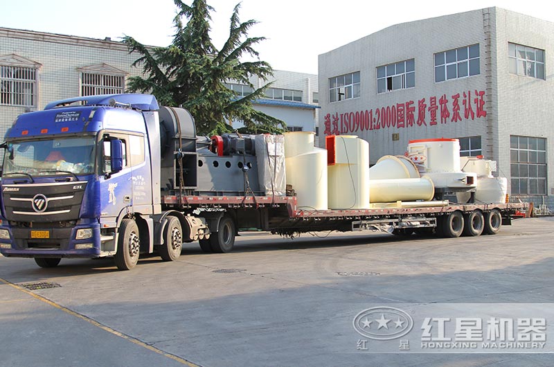 紅星石頭粉磨機發往山東地區 紅星石頭粉磨機發往山東地區