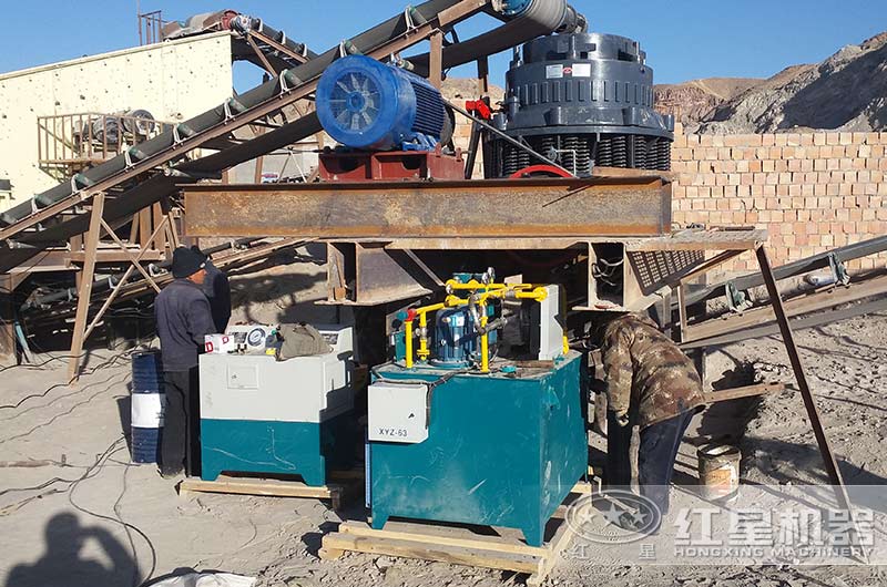 175紅星圓錐機配多少千瓦電機？每小時能生產多少噸石子？銅套怎么換？
