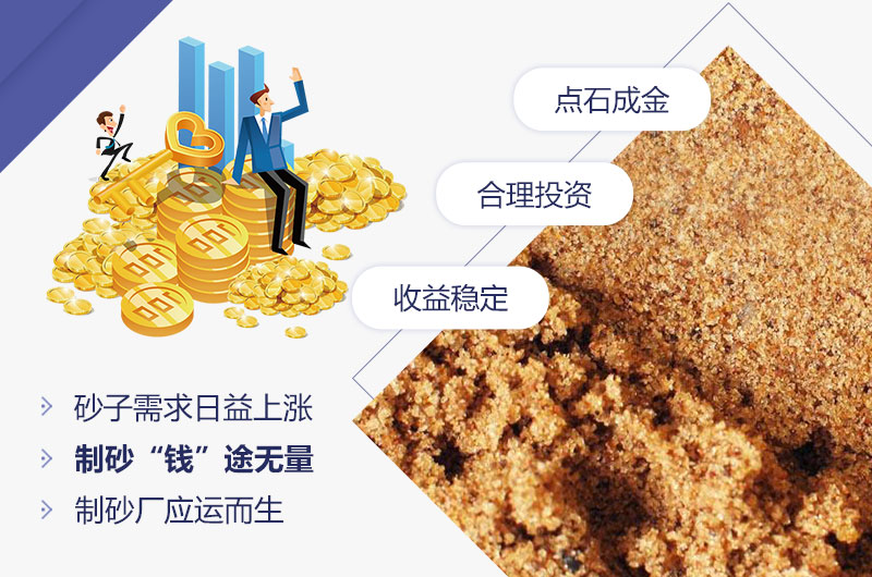 石頭制砂低投資，高收益