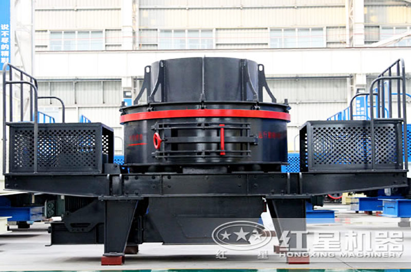 高產立軸石粉制砂設備生產現場 高產立軸石粉制砂設備生產現場